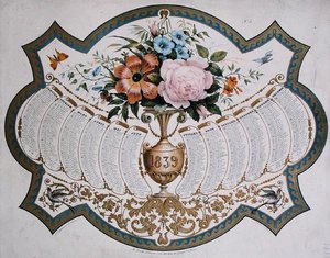 Kalender för 1839, graverad av Godefroy Engelmann (1788-1839) c.1838 (färg litho) av French School