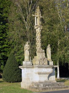 Golgata, ristad av Cabedoche Freres, 1827 av French School