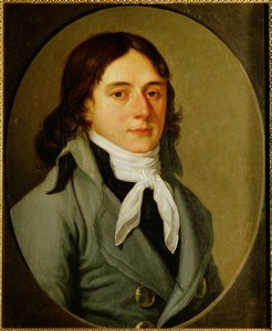 Camille Desmoulins ... (olja på duk) av French School