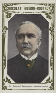 Campbell Bannerman, brittisk minister (färgfoto)