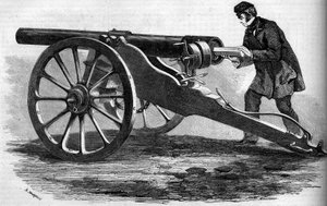 Canon Whitworth från den engelska Armee av French School