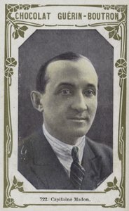 Capitaine Madon (färgad bild) av French School