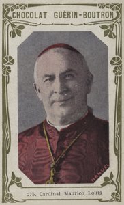 Kardinal Maurice Louis (färgat foto) av French School