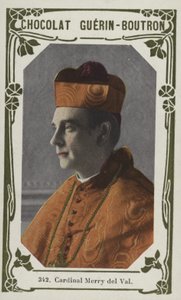 Kardinal Merry del Val (färgat foto) av French School