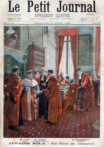 Fall Dreyfus - Hovrätten Under målet, illustration från 