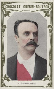 Casimir Perier (färgad bild) av French School