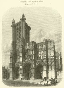 Saint-Pierre Cathedral of Troyes, Department of Aube (gravyr) av French School