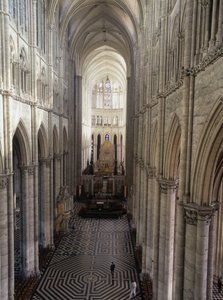 Amiens katedral: interiör (summa 80) av French School