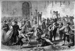 Catholic Rite - Baptema - Neapel, Italien av French School