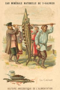 Kaviar (chromolitho) av French School