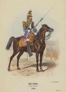 Cent-Gardes, Escort outfit av French School