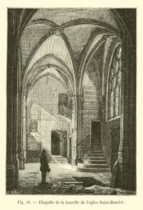 Kapell av tornet i Saint-Benoist-kyrkan av French School
