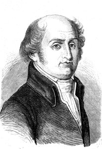 Charles Gilbert ROMME (1750-1795), fransk matematiker, revolutionär och politiker. Gravyr 1868 av French School