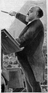 Charles Lamoureux (1834-1899), fransk violinist, förste dirigent för Parisoperan. av French School