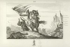 Charles Martel i slaget vid Tours, 732
