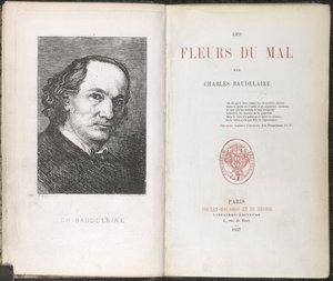 Charles Pierre Baudelaire, Ondskans blommor av French School
