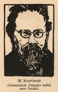 Charles Rappoport, litauiskfödd fransk kommunistisk politiker (lito) av French School