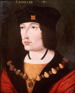 Karl VIII av Frankrike av French School