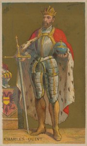 Karl V, helig romersk kejsare (1500-1558) av French School