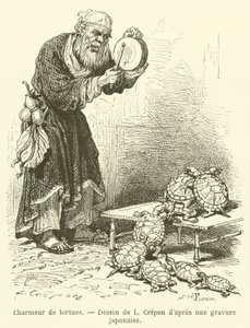 Turtle Charmer (gravyr) av French School