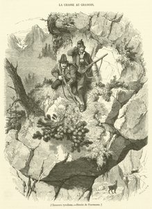 tyrolska jägare (gravyr) av French School