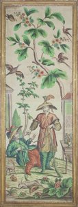 Chinoiserie tapeter av French School