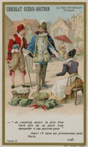 Chocolat Guerin-Boutron handelskort, Historic Words-serien av French School