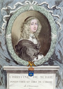 Christina (1626-89) Sveriges drottning, grundare och chef för Amaranthaorden av French School