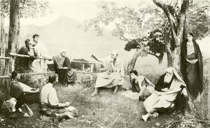 Cicero vid Tusculum (gravyr) av French School