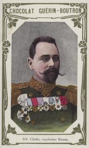 Clado, rysk kapten (färgad bild) av French School
