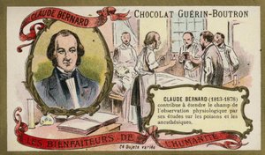 Claude Bernard, fransk fysiolog (chromolitho) av French School
