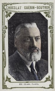 Claude Farrere (färgad bild) av French School