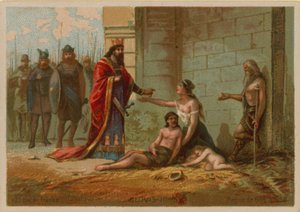 Clovis II, kung av Frankrike (637-657658) av French School