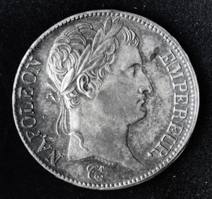 Mynt föreställande Napoleon I (1769-1821) (metall)