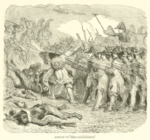Combat of Fere-Champenoise (gravyr) av French School