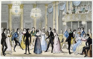Företagsbal, tidigt 1800-tal av French School
