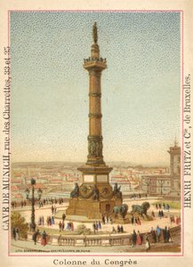 Congress Column, Bryssel (chromolitho) av French School