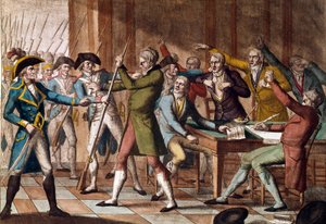 Kupp av 18 Fructidor (4 september 1797). av French School