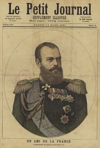 Omslag till Le Petit Journal, 14 mars 1891 av French School