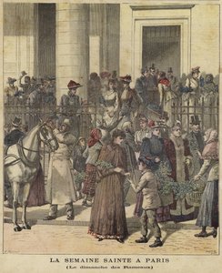 Omslag till Le Petit Journal, 28 mars 1891 av French School