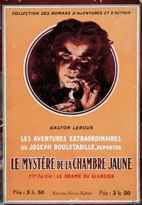 Omslaget till boken "" Mysteriet med det gula rummet av French School
