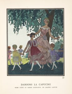 Dansons la Capucine, från en samling av modeplattor av French School