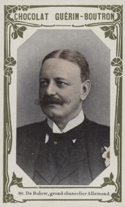 De Bulow, Tysklands storkansler (färgad bild) av French School