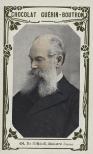 De Nelidoff, rysk minister (färgad bild) av French School