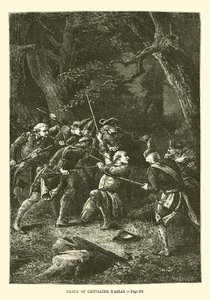 Chevalier dAssas död av French School
