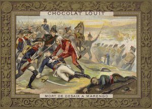 General Desaix död i slaget vid Marengo, 1800 av French School