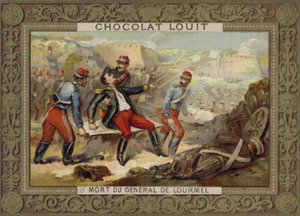 General Lourmels död, slaget vid Inkerman, Krimkriget, 1854 av French School