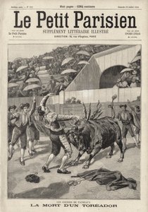 Den spanske tjurfäktaren El Tito dog i Perpignan, Frankrike av French School