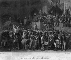 Deputerade Jean Ferauds (eller Ferraud: 1764-1795) död - i "" Revolution francaise"" av Thiers av French School