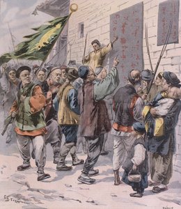Death to the Foreigners, från Le Petit Parisien, 15 juli 1900 av French School